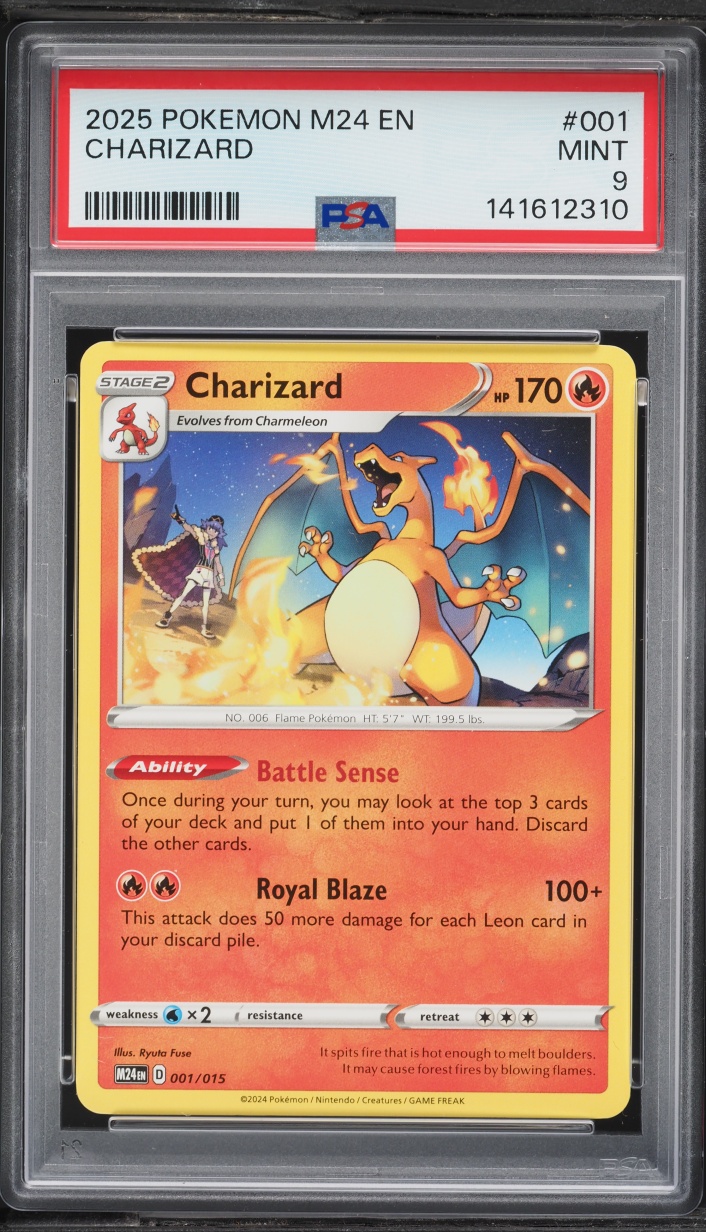 2025 Pokemon Scarlet & Violet McDonald's Collection Charizard #1 PSA 9 MINT