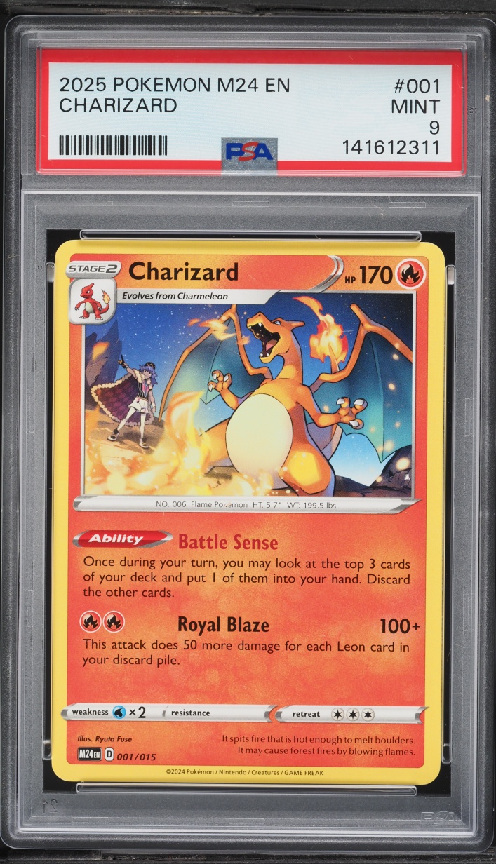 2025 Pokemon Scarlet & Violet McDonald's Collection Charizard #1 PSA 9 MINT