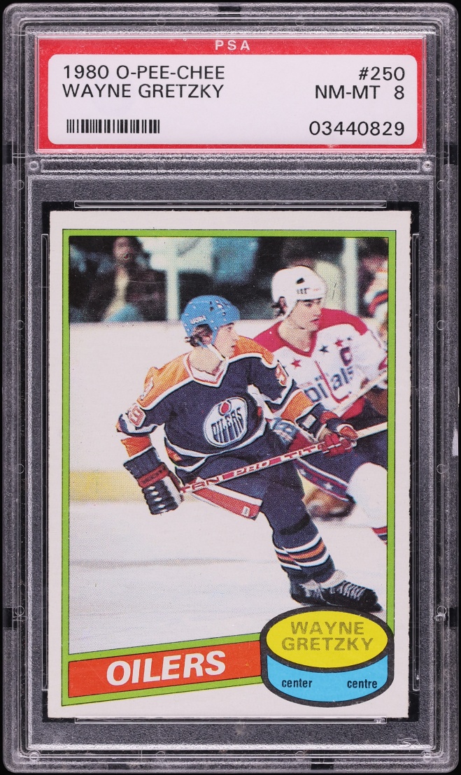 1980 O-Pee-Chee Hockey Wayne Gretzky #250 PSA 8 NM-MT