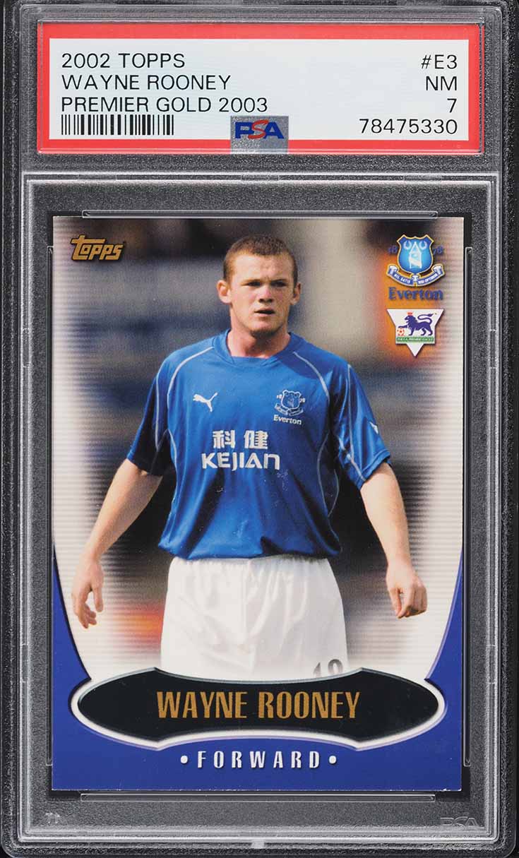 世界50枚限定！Topps WAYNE ROONEY 直筆サイン PSA7 Wayne Rooney 2026 Topps Premier League Soccer Chrome King Auto SP