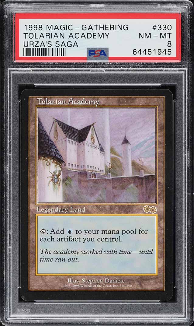 1998 Magic The Gathering MTG Urza's Saga Tolarian Academy #330 BGS