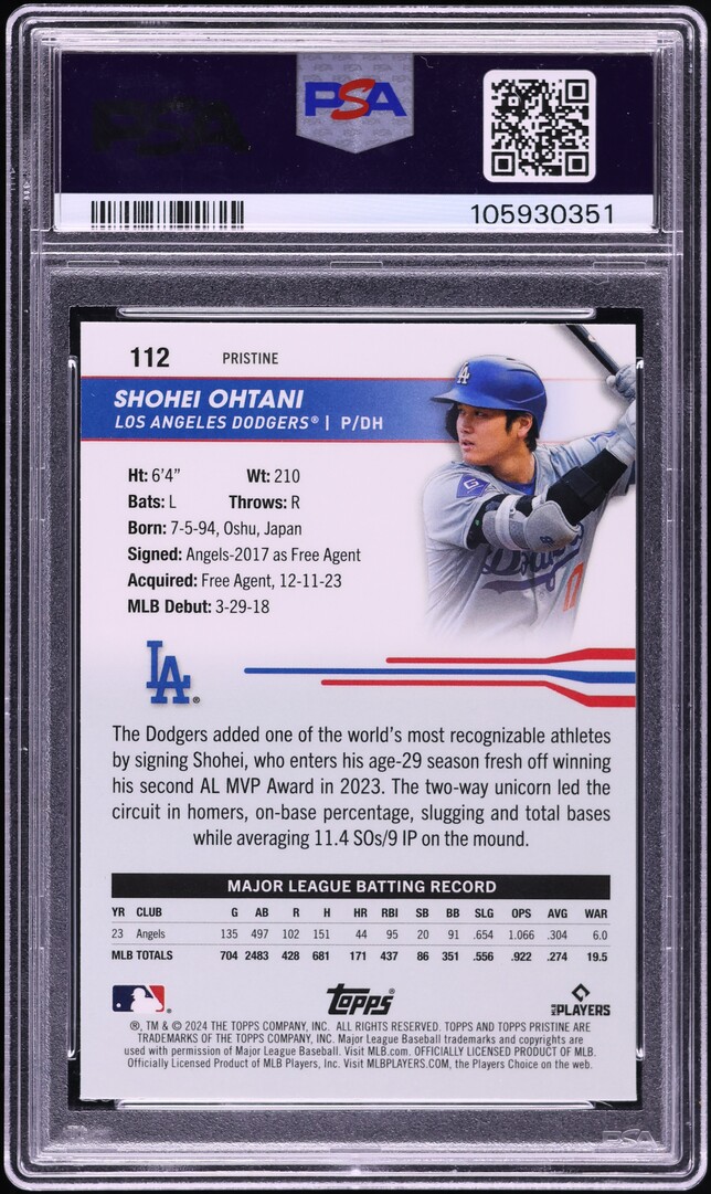 大谷翔平 2024 TOPPS BIG LEAGUE GEM MINT 10 2024 Topps Big League To The Moon Die-Cuts Shohei Ohtani
