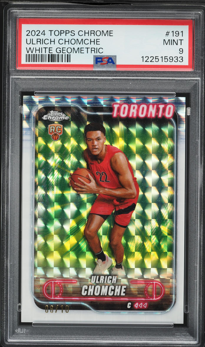 2024 Topps Chrome White Geometric Ulrich Chomche ROOKIE /10