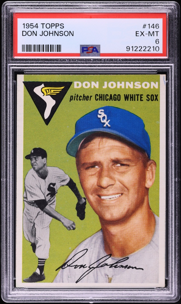 1954 Topps Don Johnson #146 PSA 6 EXMT