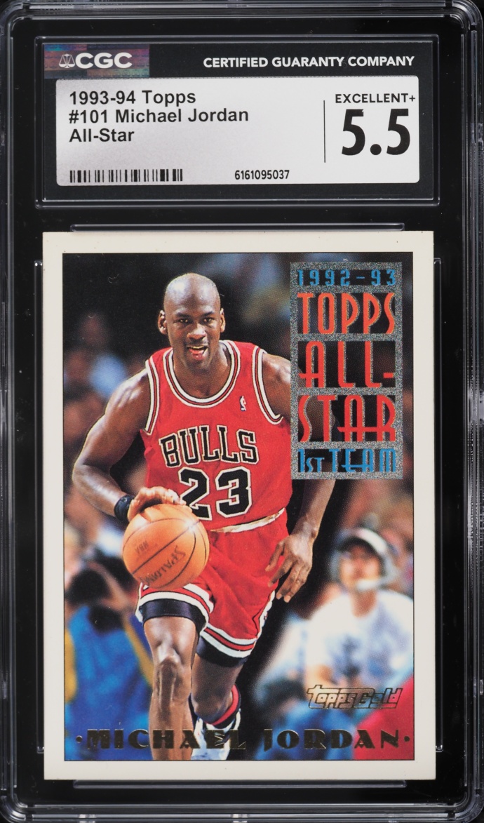 1993 Topps All Star Michael Jordan #101 CGC 5.5 EX+
