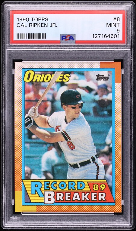 1990 Topps Cal Ripken Jr. #8 PSA 9 MINT