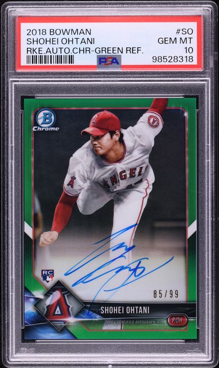 その他 Shohei Ohtani 2018 Bowman Chrome Rookie 2018 Bowman (Chrome) Shohei Ohtani (pitching) autograph auto