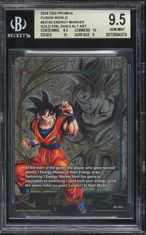 2024 Dragon Ball Super Promo Fusion World Gold Foil Energy Marker