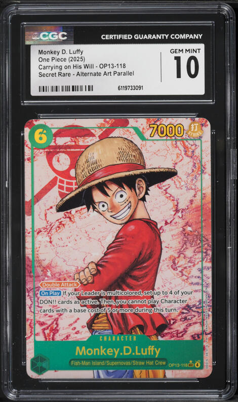 2025 One Piece Japanese Promotional Cards Monkey D Luffy #P-106
