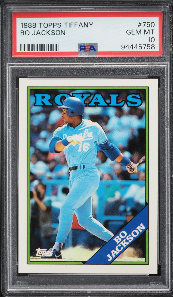 1988 Topps Tiffany Bo Jackson #750 PSA 10 GEM MINT
