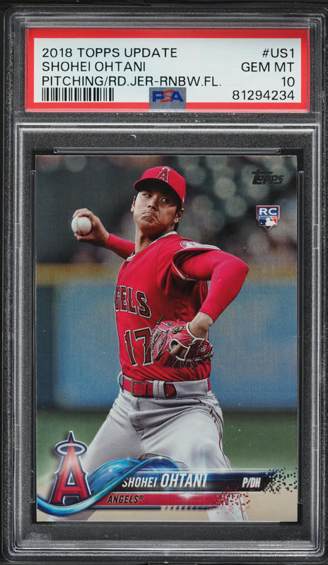 2018 Donruss Optic Shohei Ohtani ROOKIE #176 PSA 10 GEM MINT