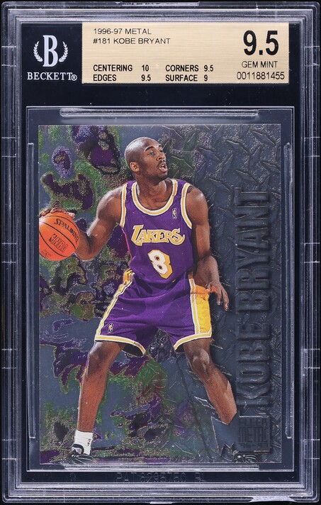 1997 Topps Basketball Kobe Bryant #171 PSA 9 MINT on Fanatics Collect