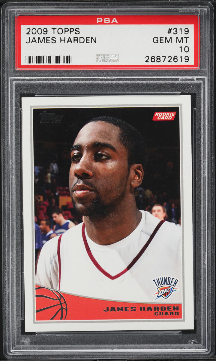 2009 Topps Basketball James Harden ROOKIE #319 PSA 10 GEM MINT - Main Image
