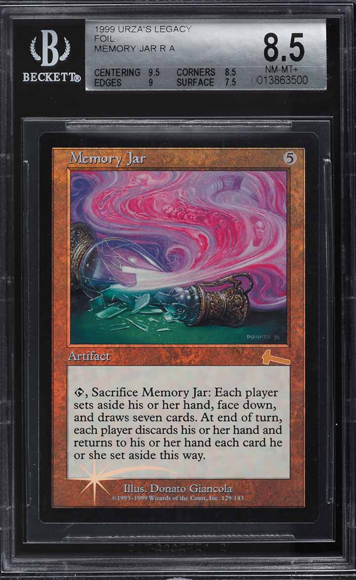 1997 Magic The Gathering MTG Tempest Intuition BGS 8.5 NM-MT+ on