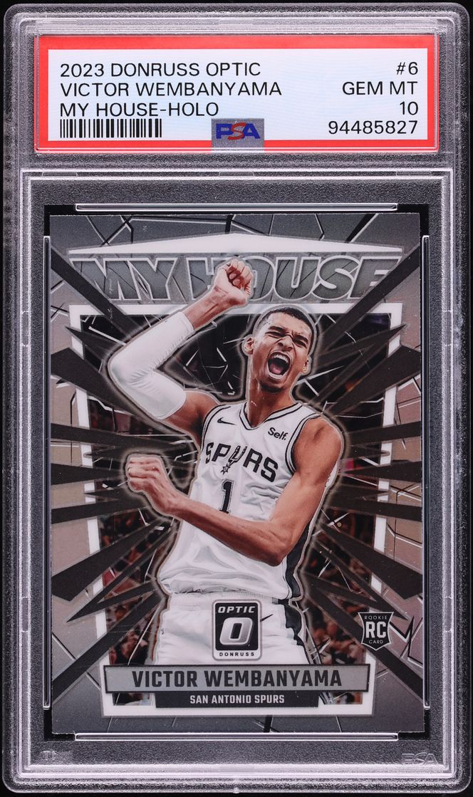 2023 Donruss Optic My House Holo Victor Wembanyama ROOKIE #6 PSA 10 GEM MINT