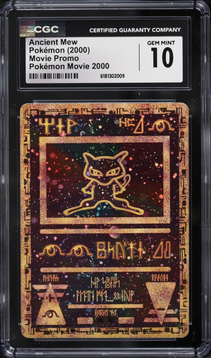 2000 Pokemon Movie Promo Ancient Mew CGC 10 GEM MINT