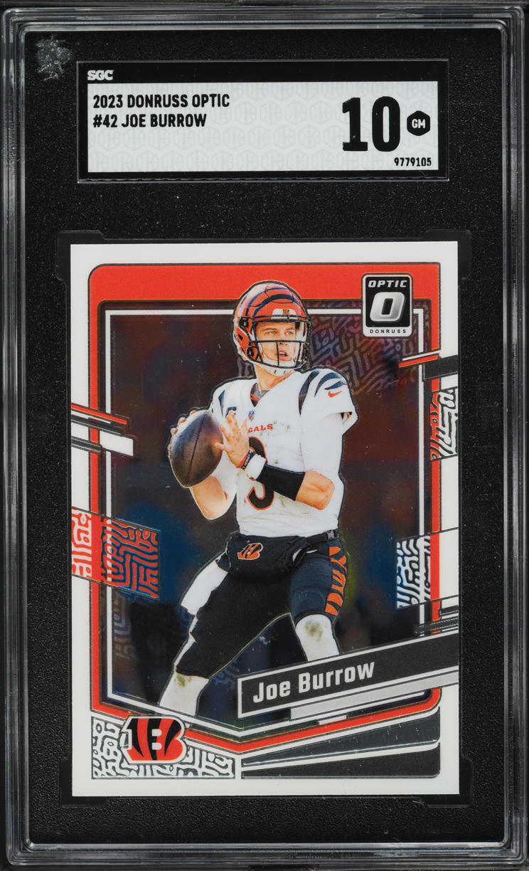 2023 Donruss Optic Joe Burrow #42 SGC 10 GEM MINT