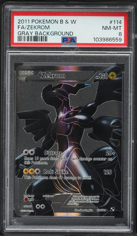 2015 Pokemon Japanese Legendary Shine 1st Edition FA Zekrom #9 PSA