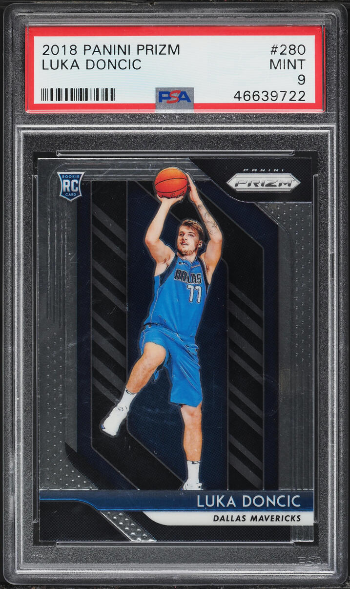 2018 Panini Prizm Luka Doncic ROOKIE #280 PSA 9 MINT