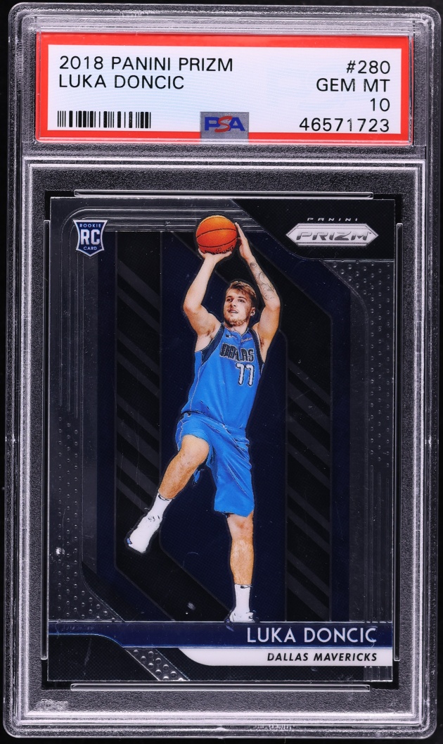 2018 Panini Prizm Luka Doncic ROOKIE #280 PSA 10 GEM MINT