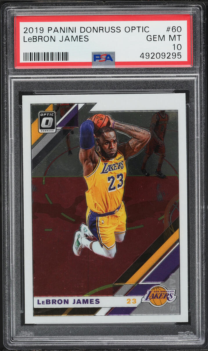 2019 Donruss Optic LeBron James #60 PSA 10 GEM MINT