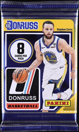 2024 Donruss Basketball Factory Sealed Pack, 8ct Cards - Main Image