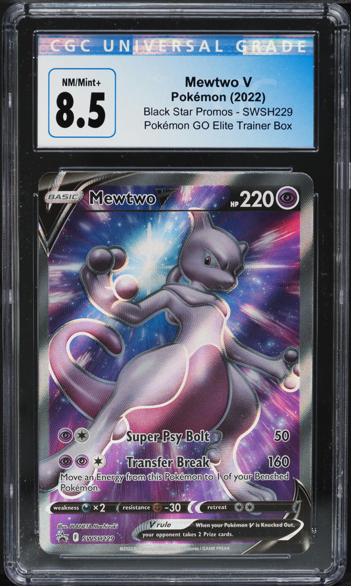 pokemon go mewtwo v card price 030/078 - Evolves from null Type 2022 Pokemon Black Star Promo