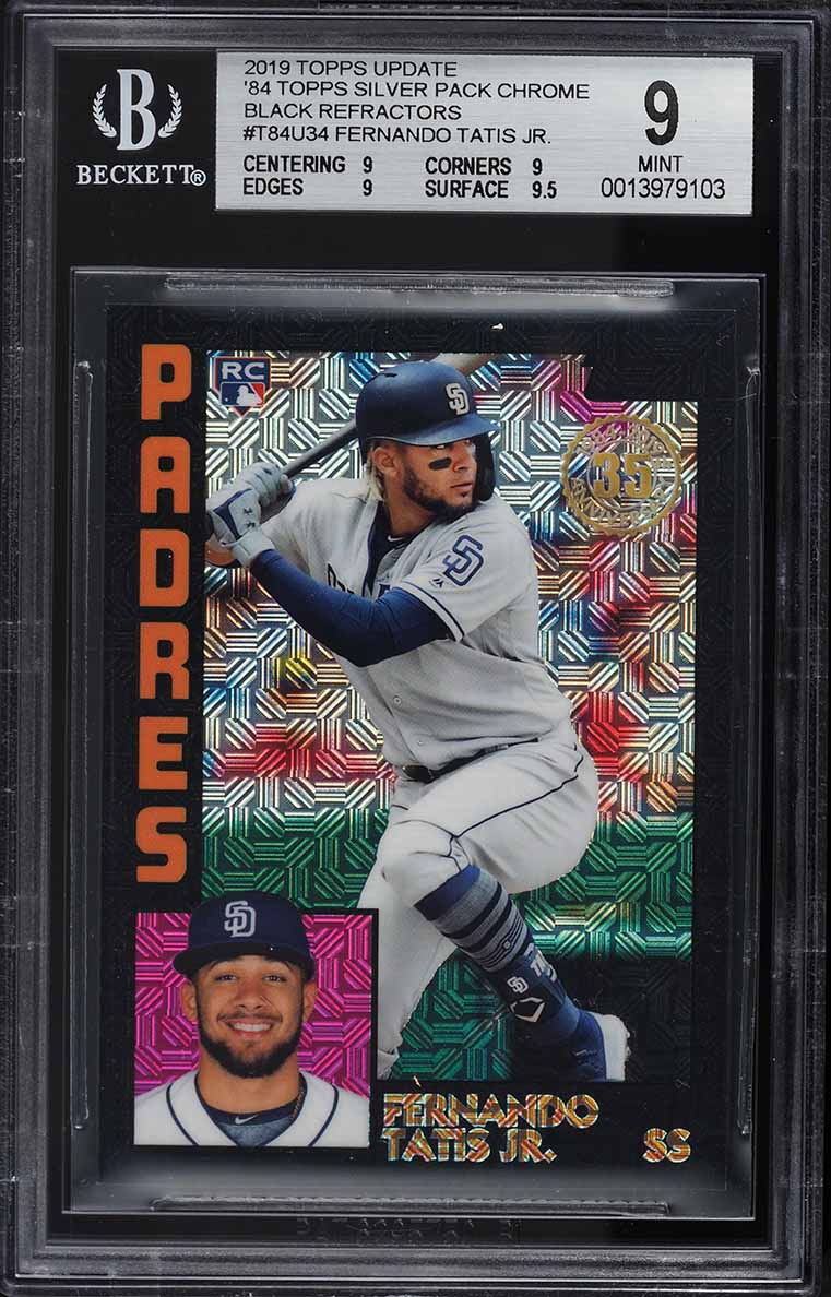 2019 Topps Update '84 Silver Chrome Black Ref. Fernando Tatis Jr