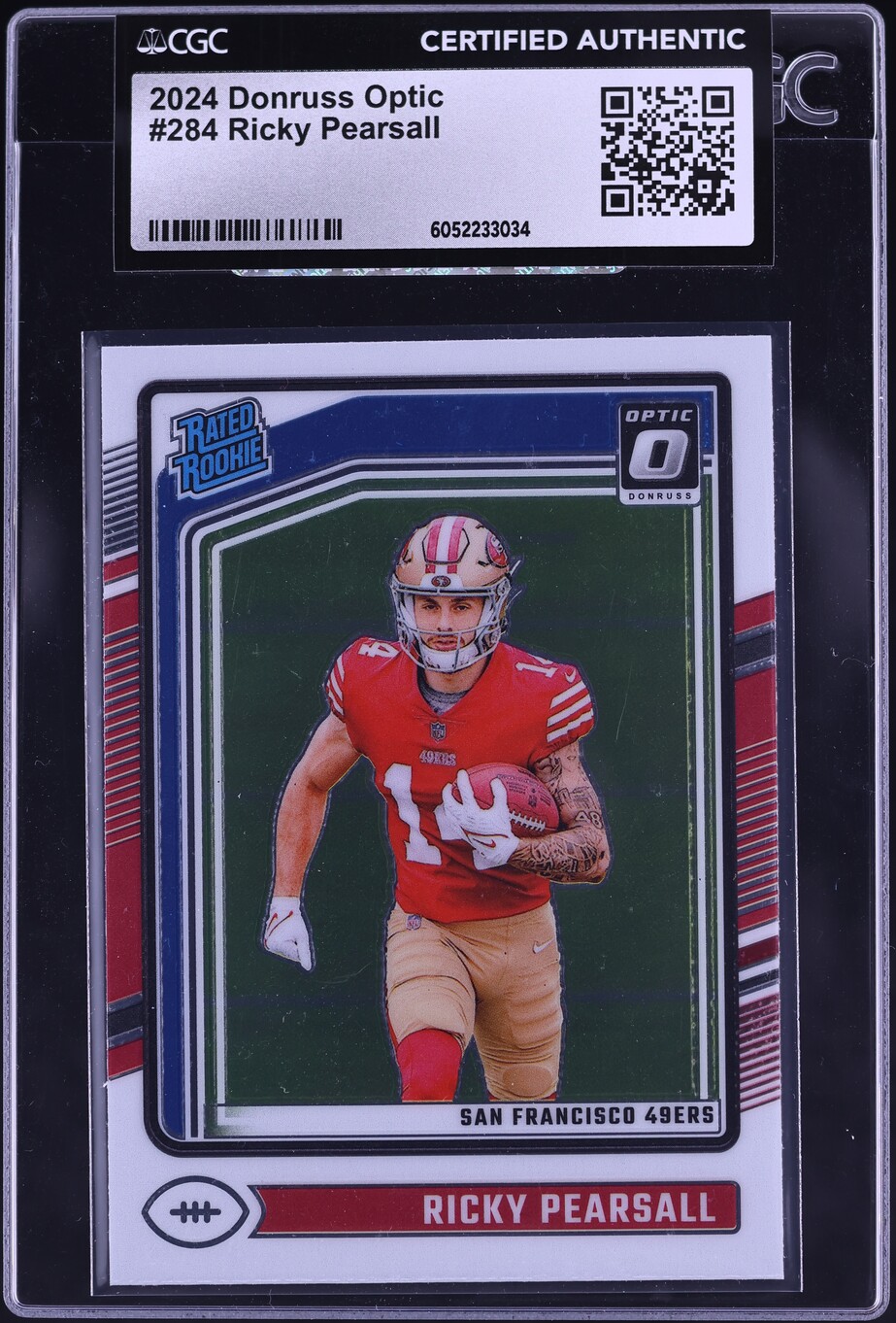 2024 Donruss Optic Ricky Pearsall ROOKIE #284 CGC AUTH