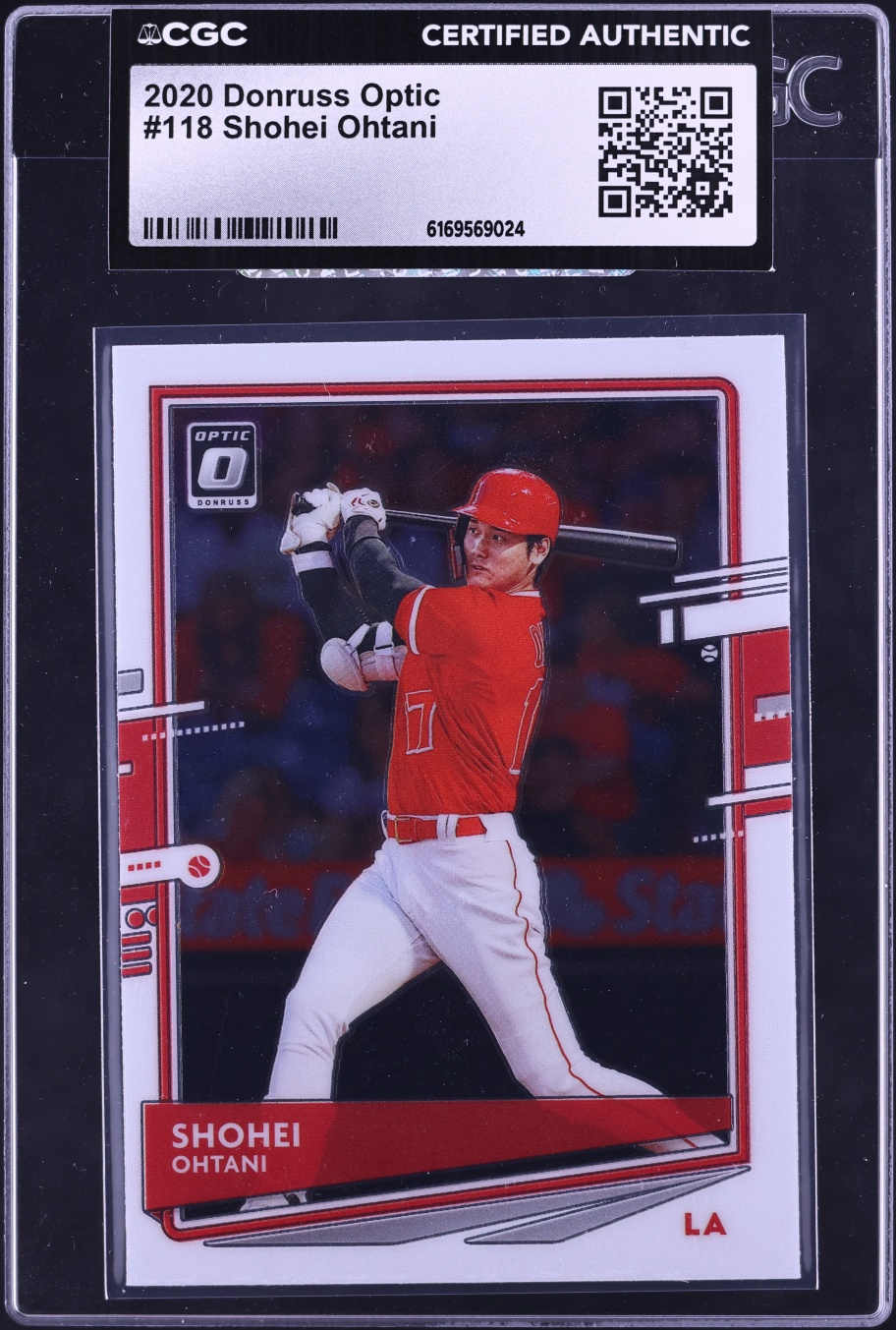 2020 Donruss Optic Shohei Ohtani #118 CGC AUTH
