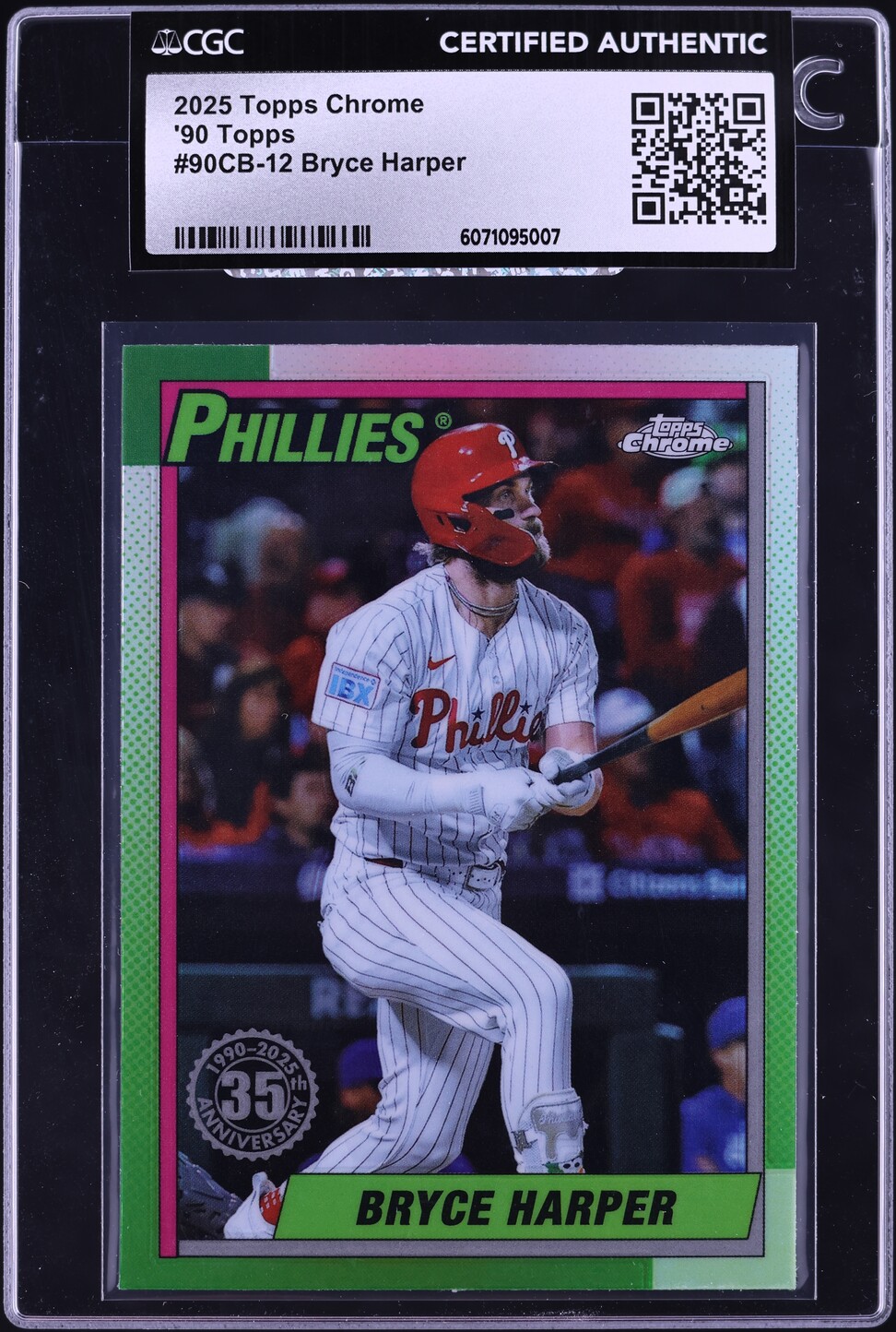 2025 Topps Chrome '90 Bryce Harper #90CB-12 CGC AUTH