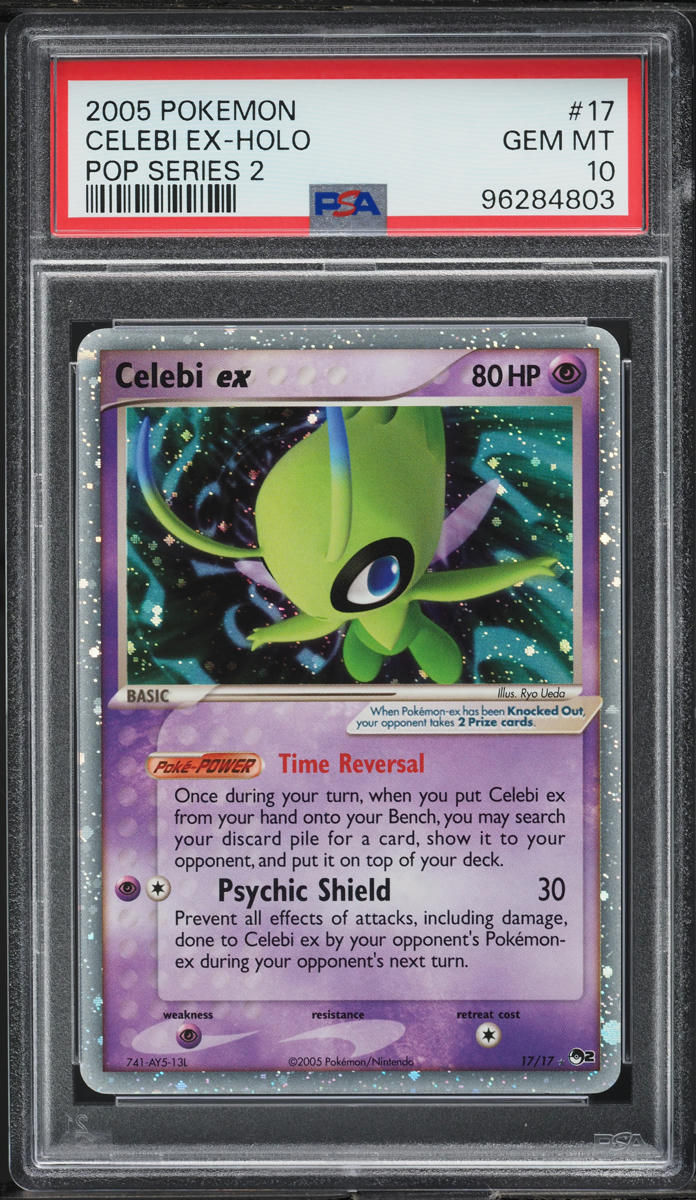 2005 Pokemon Pop Series 2 Holo Celebi ex #17 PSA 10 GEM MINT
