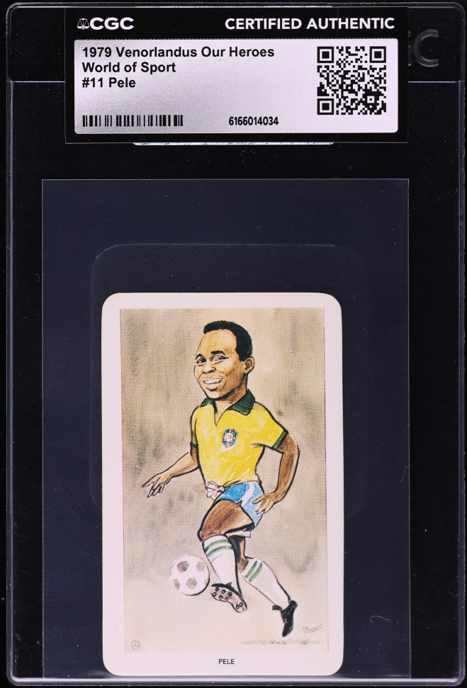 1979 Venorlandus Our Heroes World Of Sport Pele #11 CGC AUTH