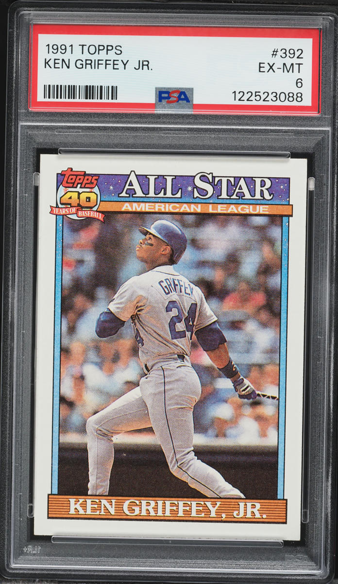 1991 Topps All-Star Ken Griffey Jr. #392 PSA 6 EXMT