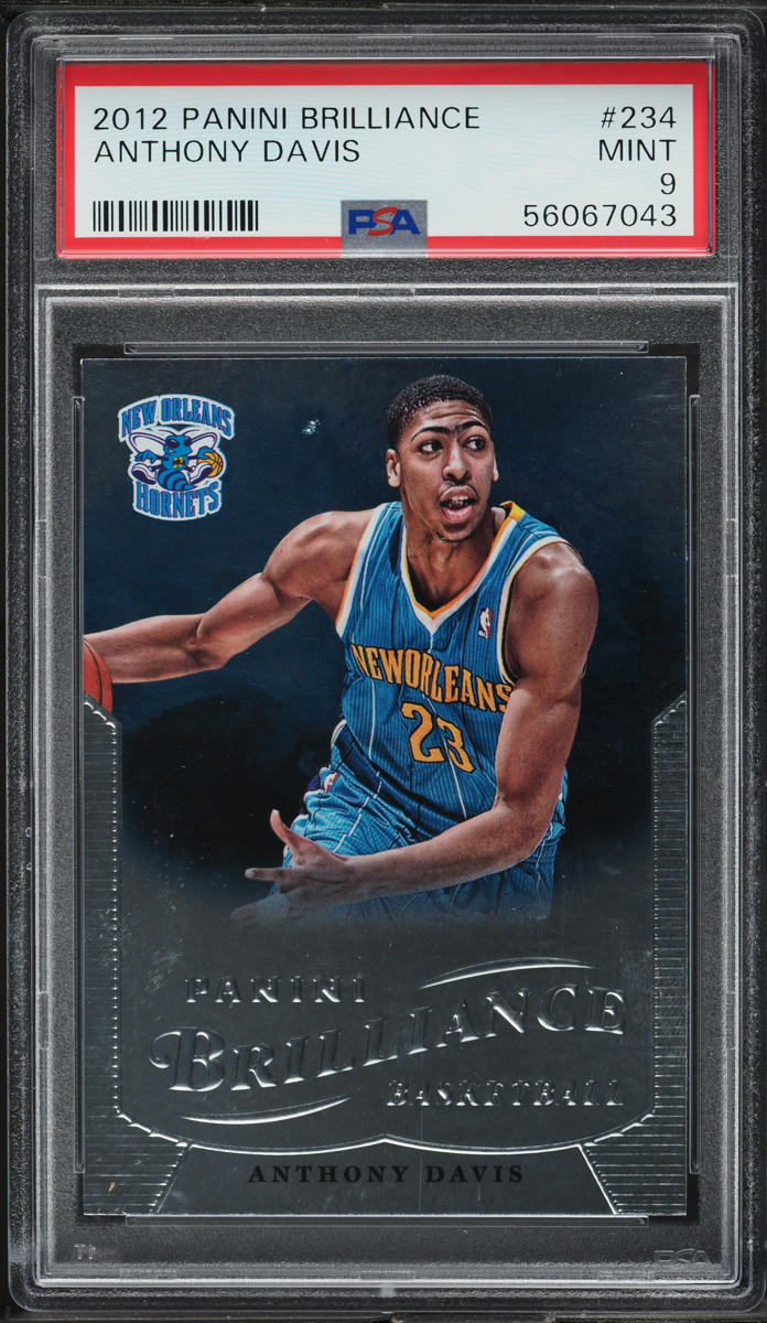 2012 Panini Brilliance Anthony Davis ROOKIE #234 PSA 9 MINT