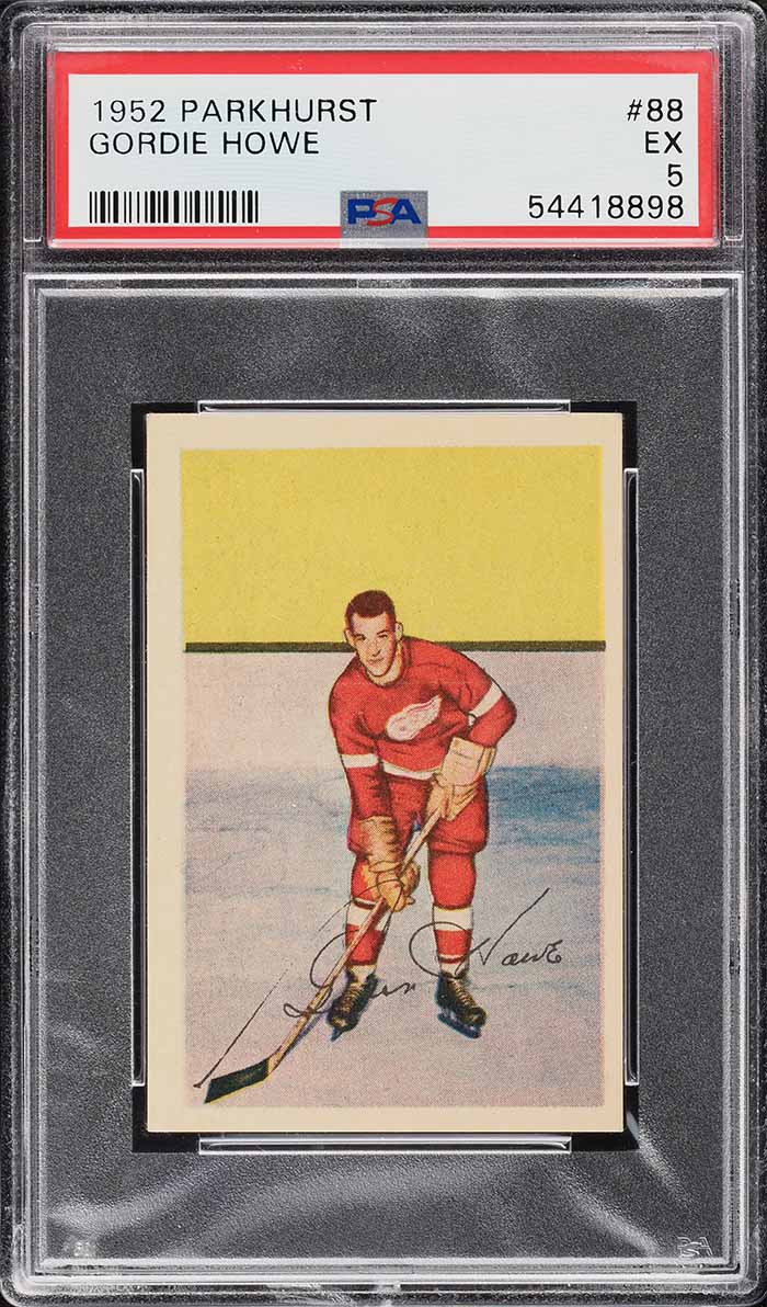 1952 Parkhurst Gordie Howe #88 PSA 5 EX