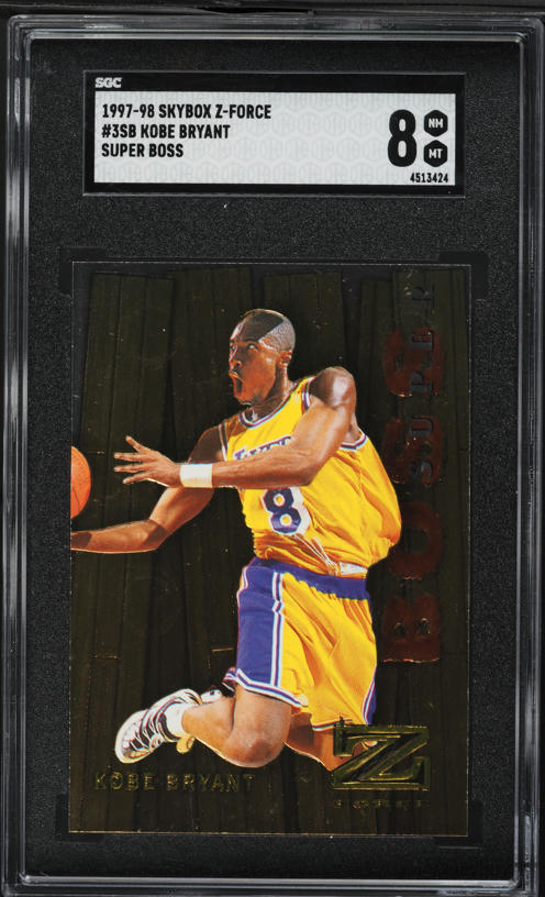 その他 1996 Skybox Z-Force Zebut Kobe #3 RC 1996 Skybox Z-Force Z-Peat Zebut Kobe Bryant ROOKIE #3 PSA 9