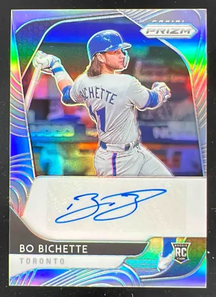 2020 Topps Chrome Blue Refractor Bo Bichette ROOKIE AUTO