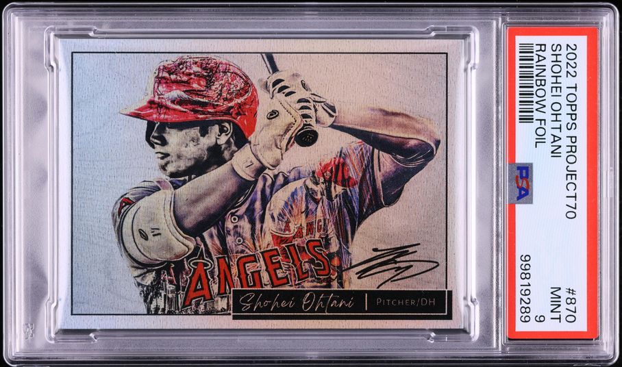 Shohei Ohtani Topps Project70 Card #906 Rainbow Foil /70