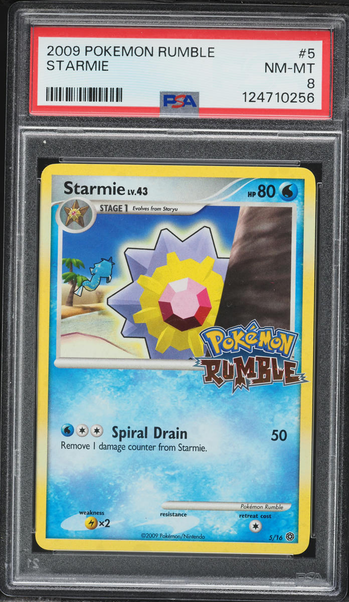 2009 Pokemon Rumble Starmie #5 PSA 8 NM-MT