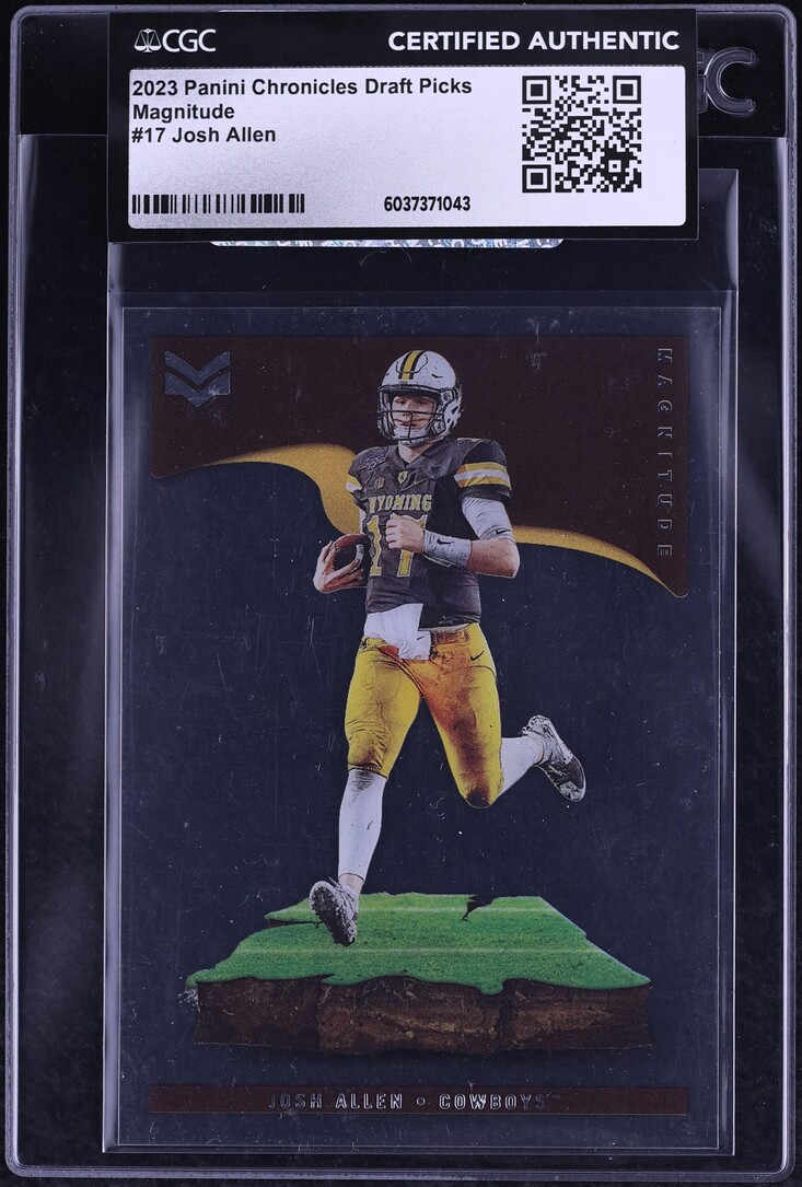 2023 Panini Chronicles Draft Picks Magnitude Josh Allen #17 CGC AUTH