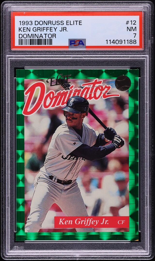 1993 Donruss Elite Dominator Ken Griffey Jr. /5000 #12 PSA 7 NRMT