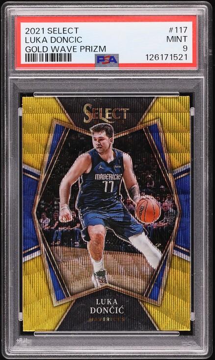 2021 Panini Prizm Prizmatic Fast Break Luka Doncic #27 PSA 10 GEM