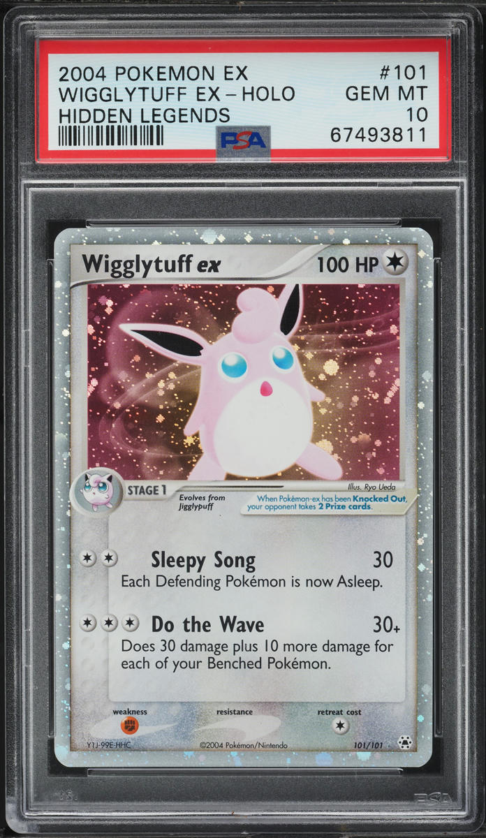 2004 Pokemon EX Hidden Legends Holo Wigglytuff ex #101 PSA 10 GEM MINT