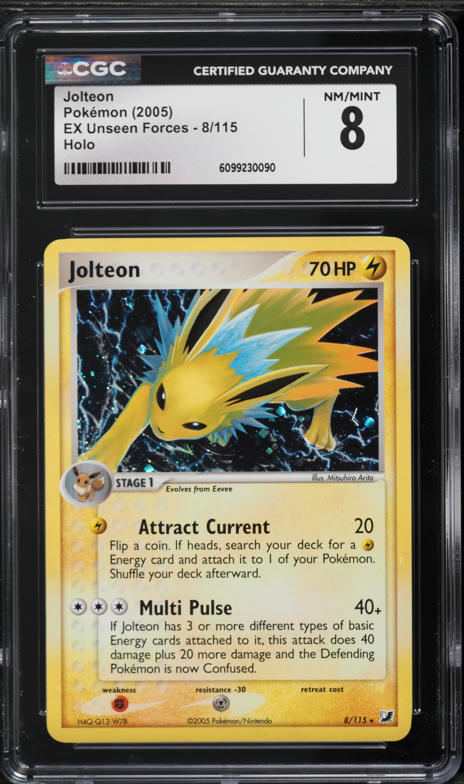 2003 Pokemon EX Sandstorm Holo Jolteon #6 CGC 10 GEM MINT on