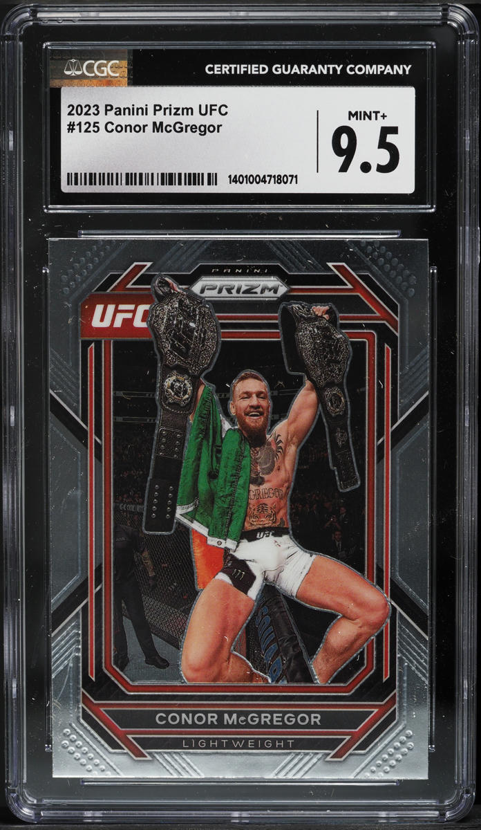 2023 Panini Prizm UFC Conor McGregor #125 CGC 9.5 MINT+