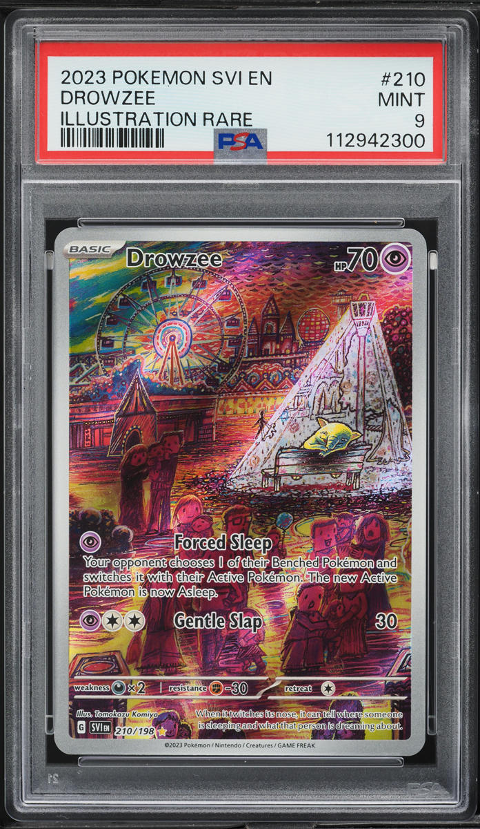 2023 Pokemon Scarlet & Violet IR Drowzee #210 PSA 9 MINT