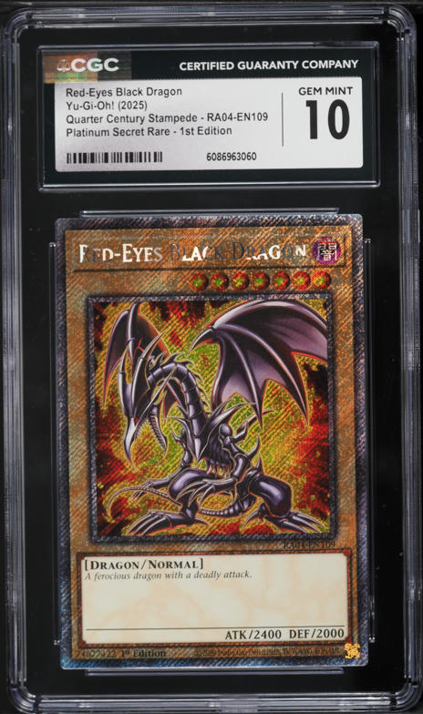 2023 Yu-Gi-Oh! 25th Anniversary Red Eyes Black Dragon #TN23-EN003