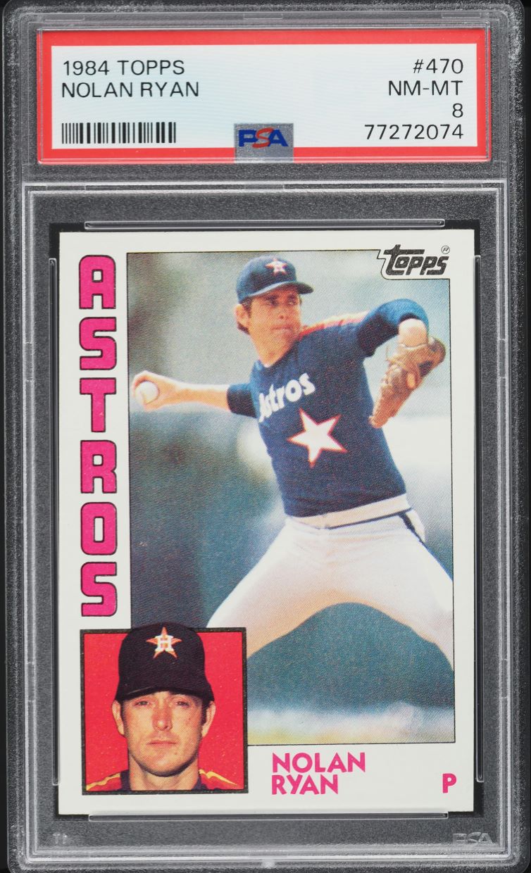 1984 Topps Nolan Ryan #470 PSA 8 NM-MT