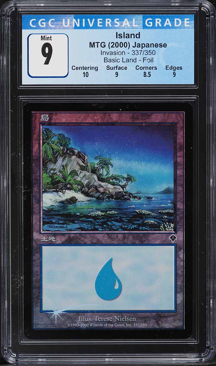2017 Magic The Gathering Unstable Foil Island #213 PSA 10 GEM MINT